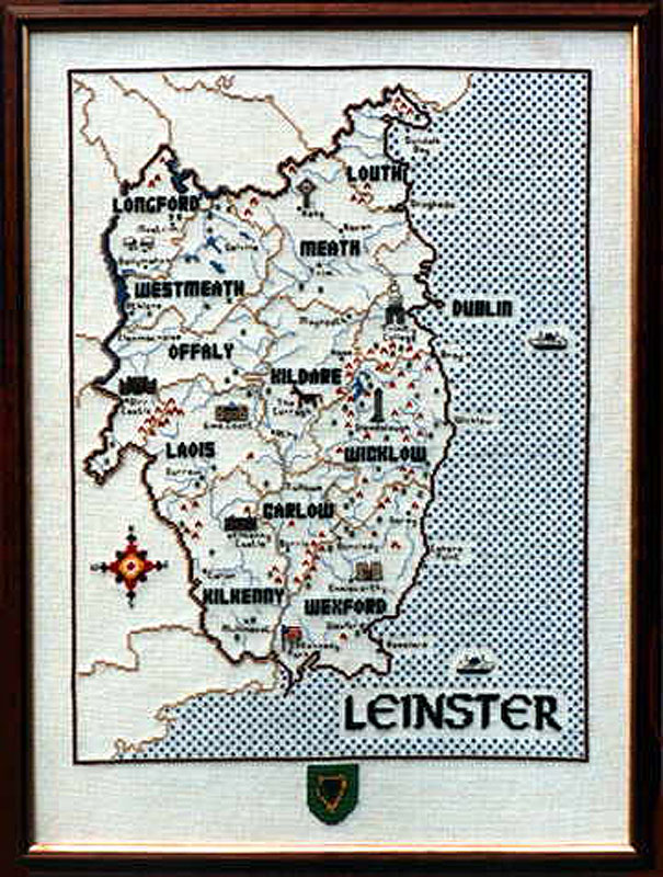 old maps of ireland. Old Maps of Ireland - Leinster