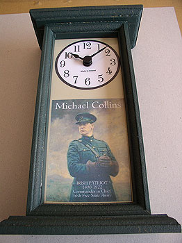 General Michael Collins Irish Antique Style Pub Clock General Michael Collins Irish Antique Style Pub Clock