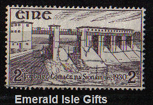 Ireland 1930 Shannon Hydroelectric Scheme Used
