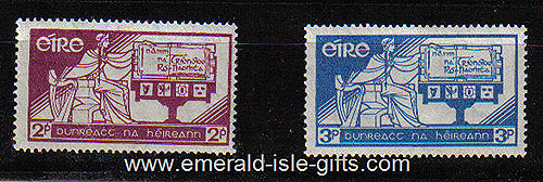 Ireland 1937 Irish Constitution Set Of 2 Mnh
