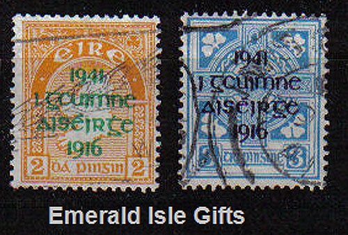 Ireland 1941 Easter Rising 25th Anniversary. Set 2 Used