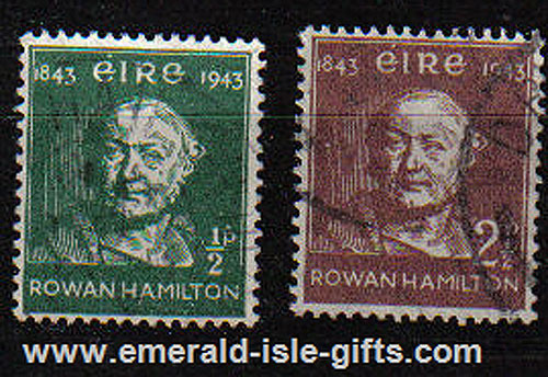 Ireland 1943 Rowan Hamilton Set Of 2 Used
