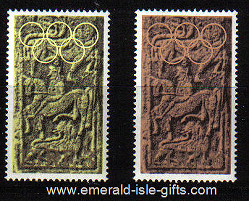 Ireland 1972 Olympic Council Mnh Set Of 2 - 321/2