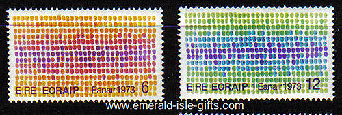 Ireland 1973 Eec Louis Le Brocquy Mnh Set 2 - 327/8