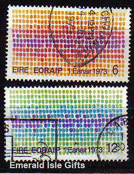 Ireland 1973 Eec Louis Le Brocquy Used Set Of 2 - 327/8