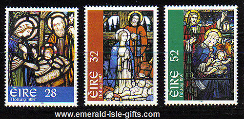 Ireland 1997 Christmas Set Of 3 Mnh