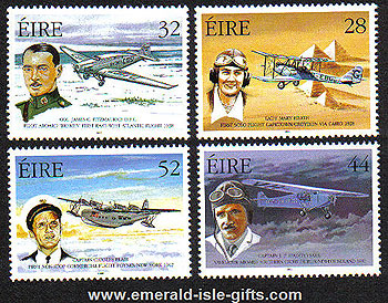 Ireland 1998 Pioneers Of Irish Aviation Set Of 4 Mnh