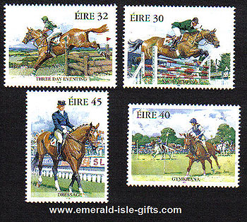 Ireland 1998 Equestrian Sports Set Of 4 Mnh