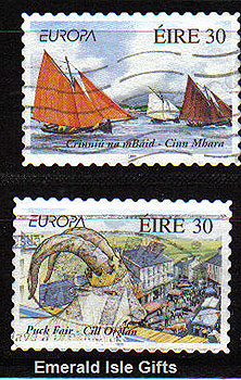 Ireland 1998 Europa: Festivals Self-adh. Used Set Of 2