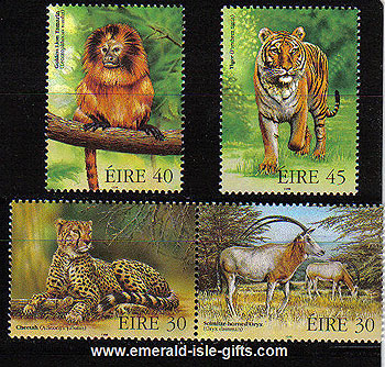 Ireland 1998 Endangered Animals Set Of 4 Mnh