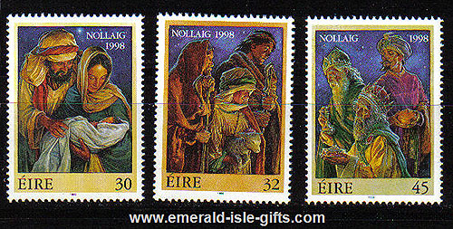 Ireland 1998 Christmas Set Of 3 Mnh