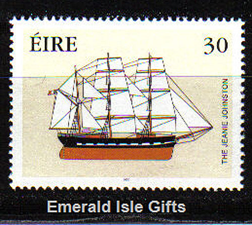 Ireland 2000 Jeanie Johnston Famine Ship Mnh Ireland 2000 Jeanie Johnston Famine Ship Mnh