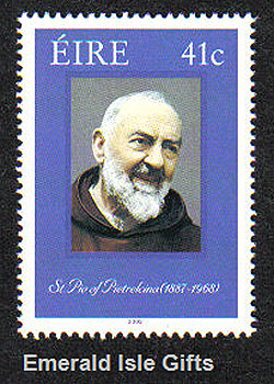 Ireland 2002 Canonisation Of Padre Pio Mnh Ireland 2002 Canonisation Of Padre Pio Mnh