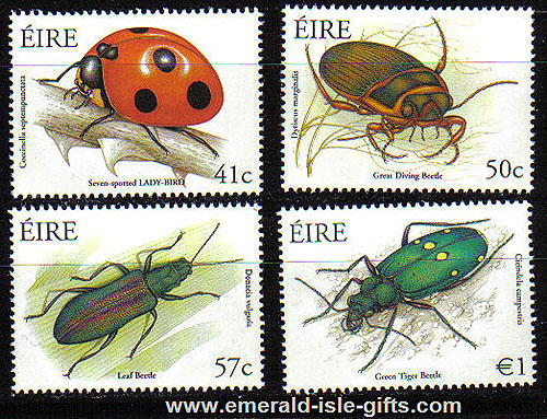 Ireland 2003 Beetles Ladybird Etc Set Of 4 Mnh Ireland 2003 Beetles Ladybird Etc Set Of 4 Mnh