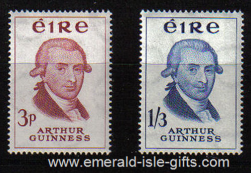Ireland 1959 Arthur Guinness MNH Set Of 2 Ireland 1959 Arthur Guinness MNH Set Of 2