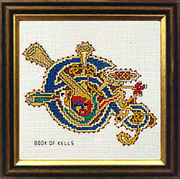 Celtic Letter'E' Cross Stitch Pattern