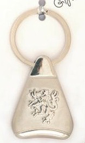 Thistle Triangular Scottish quality keyring Thistle Triangular Scottish quality keyring
(metal)