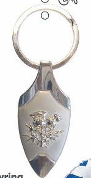 Thistle quality Scottish Shield Keyring Thistle quality Scottish Shield Keyring
(metal)
