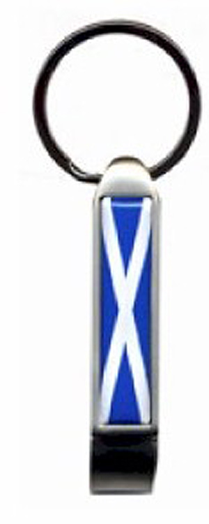 Scottish Saltire Flag Long Keyring Scottish Saltire Flag Long Keyring
(Souvenir of Scotland)