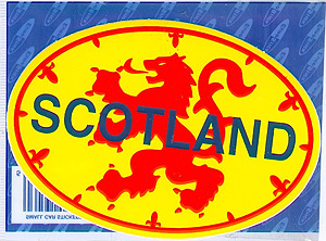 Scotland Oval Lion Rampart Sticker Scotland Oval Lion Rampart Sticker
(Decal Car Sticker)