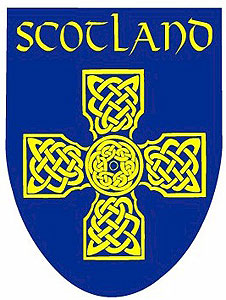 Scottish Blue Celtic Cross Scottish Blue Celtic Cross
(Decal Sticker)