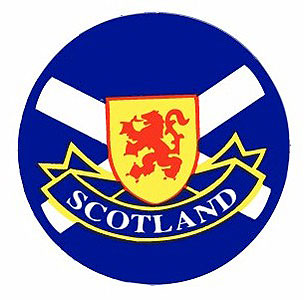 Scotland Flag & Lion Rampart Scotland Flag & Lion Rampart
(Decal Car Sticker)