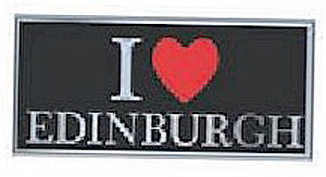 I Love Edinburgh Fridge Magnet I Love Edinburgh Fridge Magnet
(Scottish Souvenir)