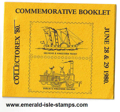 Ireland 1980 Collectorex Stamp Show Souvenir Bklt