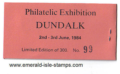 Ireland 1984 Dundalk Stamp Show Souvenir Bklt Ireland 1984 Dundalk Stamp Show Souvenir Bklt