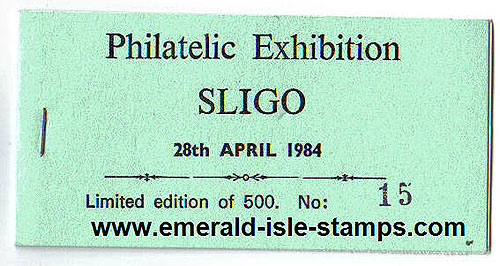 Ireland 1984 Sligo Philatelic Society Souvenir Bklt Ireland 1984 Sligo Philatelic Society Souvenir Bklt