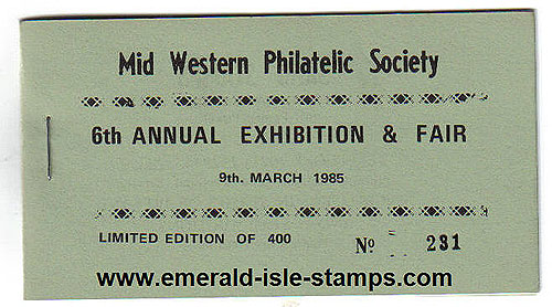 Ireland 1985 Mid Western Society Souvenir Bklt Ireland 1985 Mid Western Society Souvenir Bklt