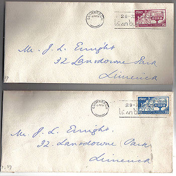 Ireland 1937 Pair First Day Covers Constitution Ireland 1937 Pair First Day Covers Constitution