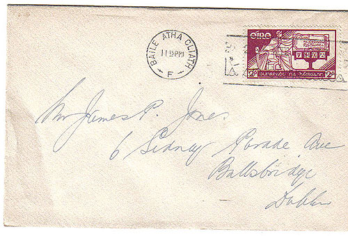 Ireland 1937 Consitution single stamp FDC Ireland 1937 Consitution single stamp FDC
(Constitution Day)