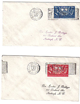 Ireland 1939 American Constitution Pair First Day Cover Ireland 1939 American Constitution Pair First Day Cover