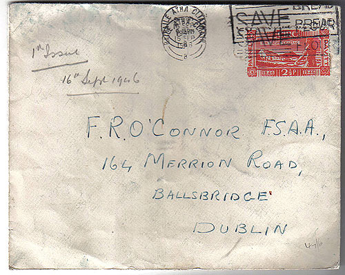Ireland 1946 FDC Land Reform First Day Cover Ireland 1946 FDC Land Reform First Day Cover
(first day issue-)