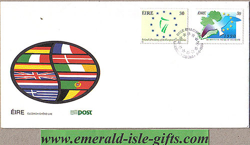 Ireland 1990 Fdc Eu President/ Year Of Tourism (an Post