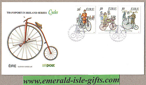 Ireland 1991 Fdc Early Irish Bicycles (an Post)