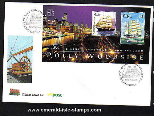 1999 Polly Woodside Jt Iss Australia Both Cancellations