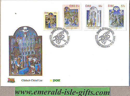 Ireland 2002 Fdc Christmas First Day Cover (an Post) Ireland 2002 Fdc Christmas First Day Cover (an Post)