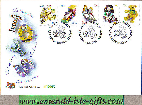Ireland 2002 Fdc Greetings Old Favourites (an Post) Ireland 2002 Fdc Greetings Old Favourites (an Post)