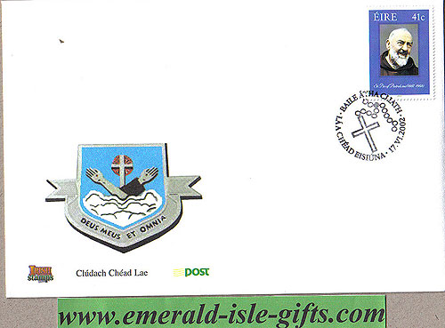 Ireland 2002 Fdc Canonisation Of Padre Pio (an Post) Ireland 2002 Fdc Canonisation Of Padre Pio (an Post)