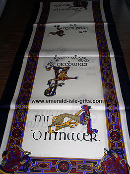 Irish Celtic Scarf Long - 1 Irish Celtic Scarf Long - 1
(Inspired by Book of Kells)
