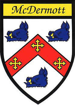 McDermott Coat of Arms McDermott Coat of Arms
(Sticker)
