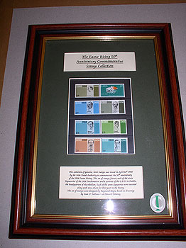 Ireland 1966 Easter Rising Framed 1966 Stamp Collection Ireland 1966 Easter Rising Framed 1966 Stamp Collection