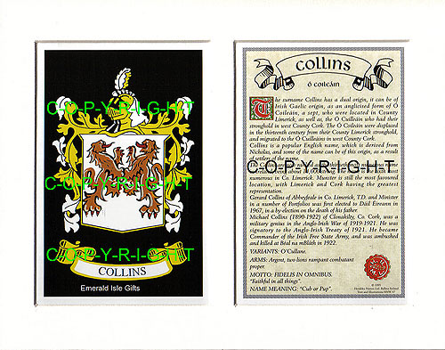Collins Family Crest