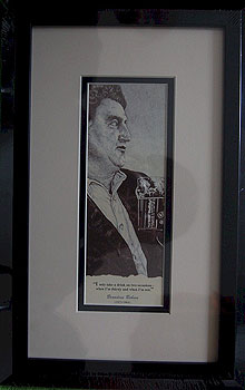 Brendan Behan Black & White Portrait Brendan Behan Black & White Portrait
(Mounted or Framed)