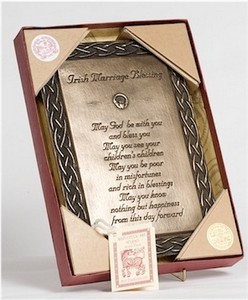 Irish Marriage Blessing Prayer Irish Marriage Blessing Prayer
(Bronze Craft)