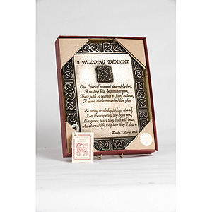 A Wedding Thought Bronze Plaque A Wedding Thought Bronze Plaque
(Great Gift idea !)
