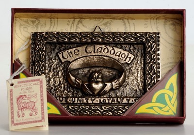 Celtic Claddagh Loyalty Celtic Claddagh Loyalty
(Irish Bronze Plaque)