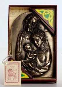 Holy Family Bronze Plaque Holy Family Bronze Plaque
(Made in Ireland)